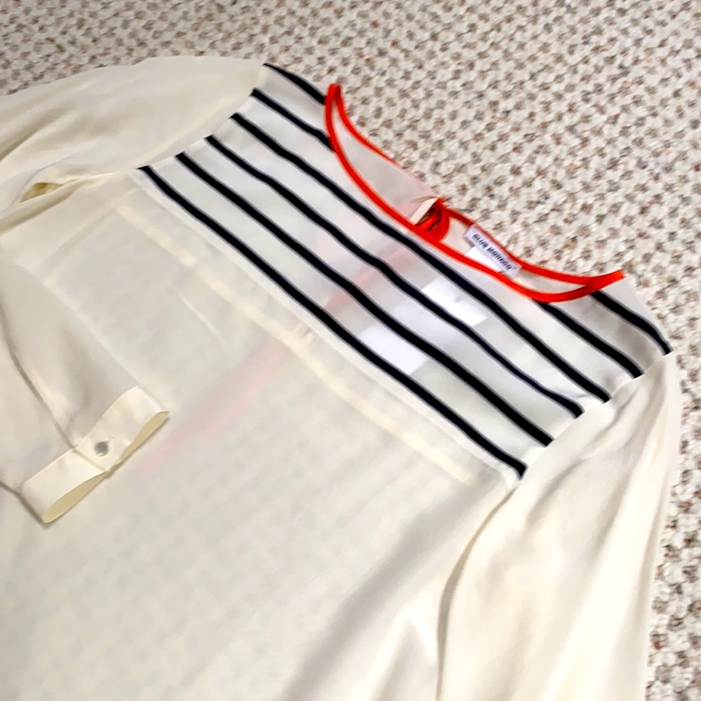 NWT Club Monaco Limi Silk Top Blouse Small